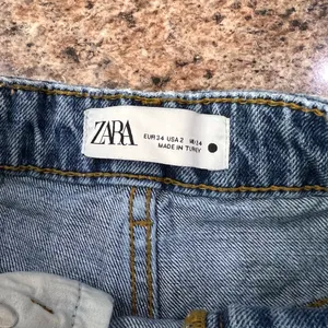 Zara Sky Blue Denim Pants thumbnail 3