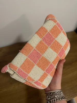 Altered state beaded bag Pink thumbnail 7