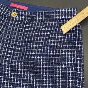 Lilly Pulitzer Tweed Gretchen Preppy Hi Rise Short Navy Fantasy Checkerboard 12 thumbnail 7
