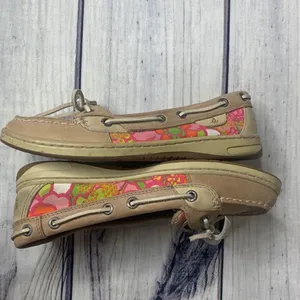 ‎Sperry Top Sider Womens 6.5 Pink/Yellow Floral thumbnail 9