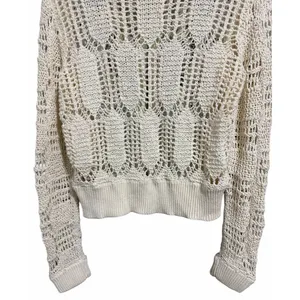 Free People‎ Sun Storm Bomber Jacket Ivory Women's Size Small thumbnail 5