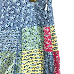 Vineyard Vines Patchwork 100% Cotton Faux Wrap Skirt 4 Nautical Preppy Vacay thumbnail 4