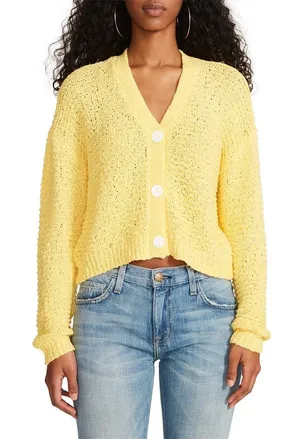 BB Dakota Bonfire Cardigan Yellow Size L thumbnail 1
