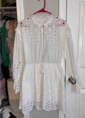 Saylor eyelet dress thumbnail 2