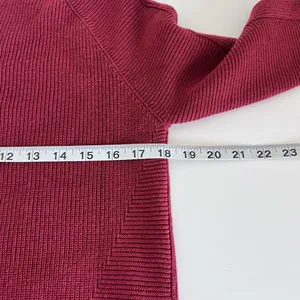 Athleta Womens Hanover V-Neck‎ Ribbed Knit Merino Wool Blend Sweater thumbnail 8