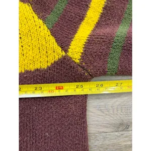 BDG Urban Outfitters Cropped Graphic Sweater Womens Small Retro Pattern Knit thumbnail 8