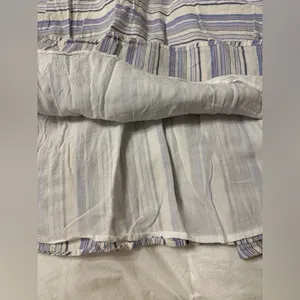 La Vie by Rebecca Taylor Leila Striped Midi Dress - Size L thumbnail 8