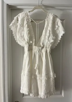 Hello Molly White Dress thumbnail 2
