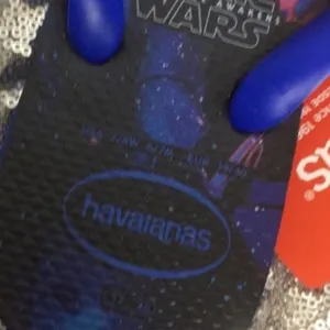 NWT Havaianas Star Wars Darth Vader flip‎ flops thumbnail 2