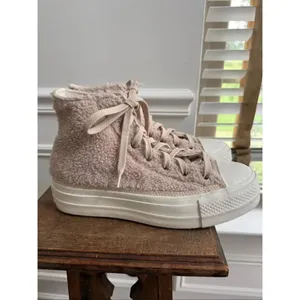 Converse Chuck Taylor All Star Platform High Cozy Club Beige Boucle 8 thumbnail 5