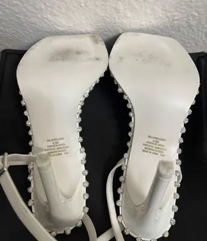 Steve Madden White Zelle Heel thumbnail 9