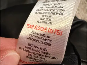 Jason Wu Black Faux Leather Mini Skort thumbnail 8