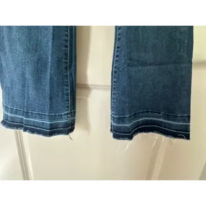 Celebrity Pink Dark Wash High Waisted Button Up Flare Jeans Women's Sz 1/25 thumbnail 6