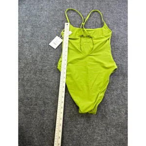 Andie Swim The Makena One Piece Swimsuit Avocado Green Lime Sporty XS AO467 thumbnail 4