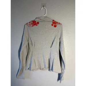 Anthropologie Moth Merino Wool Angora Sweater Boho Sz M thumbnail 5