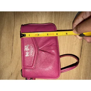 COACH 46621 Madison Leather Pink Small Wristlet M thumbnail 4