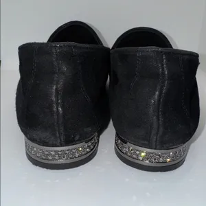 Pedro Garcia Garan Loafers w Swarovski Crystals Black Suede Women’s EU 8 US 8 thumbnail 7