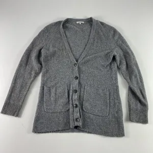 Madewell Sweater Womens Medium Alpaca Merino‎ Wool Blend Cardigan Button Pockets thumbnail 1
