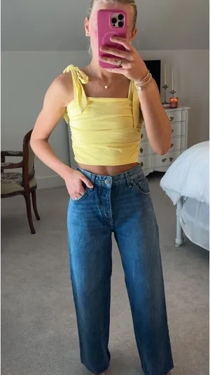 Zara straight leg jeans  thumbnail 1