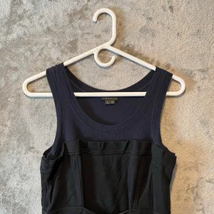 Theory Black Wakely Sleeveless Dress Pockets A‎ Line Belted Knit Women’s Size 10 thumbnail 2