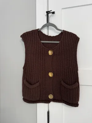Amazon Sweater Vest Knit thumbnail 2