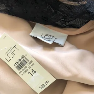 AT loft black lace W nude shell thumbnail 4