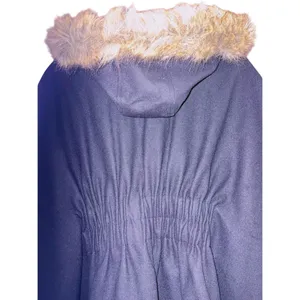 Moda International Hooded Wool Blendd Cape Coat Poncho thumbnail 8