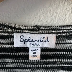 Splendid Womens Striped hooded‎ Sweater Cardigan thumbnail 3