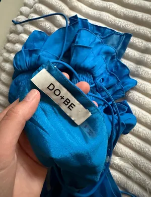 blue blouse tank top thumbnail 2