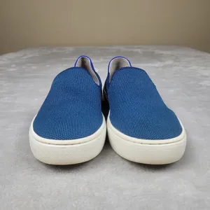 Rothy's Women's Sneakers 8 The Original Slip On Teal Blue Casual Comfort Shoes thumbnail 2