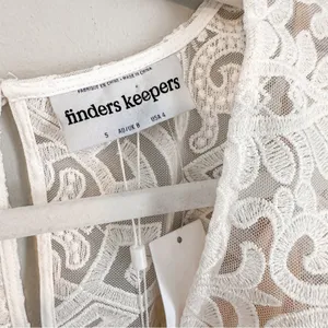 Finders Keepers Sofia Romper White Lace Bridal NEW Small thumbnail 6