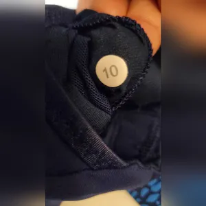Lululemon Clip-In Long Line BraMiss Mosaic Lakeside Blue Hero Blue/Hero Blue /10 thumbnail 6
