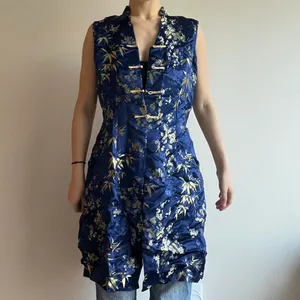 Blue Satin Vest Size M thumbnail 2