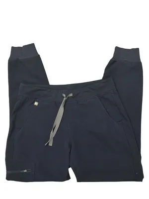 Figs Navy Blue Technical Collection Jogger Scrub Pants Small With Pockets thumbnail 3