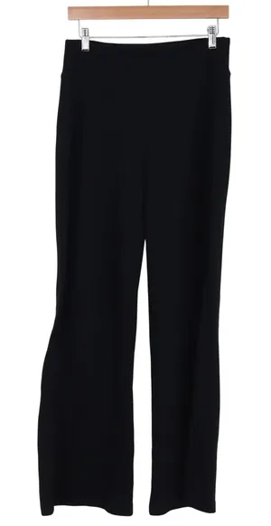 prAna Pants Womens Medium Wide Leg Black Yoga Stretch Sustainable Excellent thumbnail 1