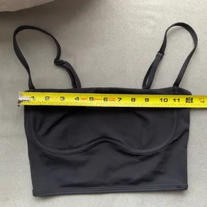 Alo Yoga Airbrush Streamlined Bra Tank Black XS thumbnail 3