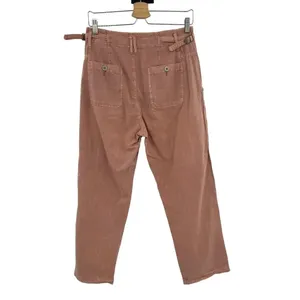 Free People Compass Star‎ Trousers Pants in Pink Cotton Size 2 thumbnail 9