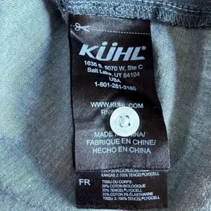 Kuhl Kiley Vintage Indigo Sail Blue Chambray Denim Tie Waist Dress SZ S #1848 thumbnail 14