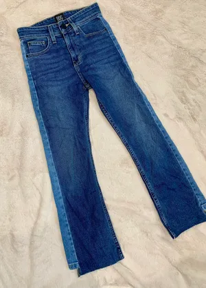 Ankle Jeans With Side Stripe thumbnail 1