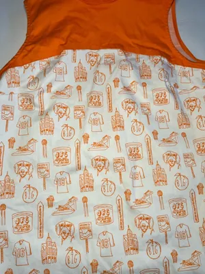 NEW COLLEGE TOWN TOILES emily dress in University of Tennessee Print‎ sz Large thumbnail 4