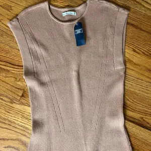 Abercrombie & Fitch Tan Knit Mini Dress NWT thumbnail 4