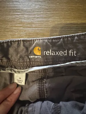 Carhartt Casual Relaxed Fit 8 inch Washed Brown Utility Shorts thumbnail 3