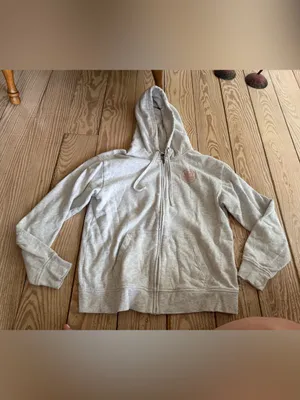 Vans Light Grey Full-Zip Hoodie Size S thumbnail 4