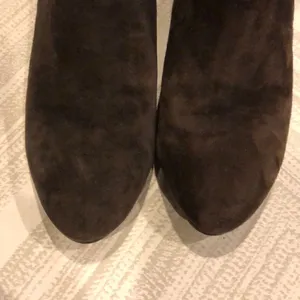 Taryn Rose Brown Suede Wedge Low Boots thumbnail 2