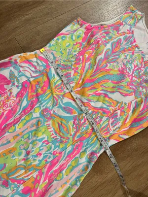 LILLY PULITZER Whiting Shift Mini Dress in Scuba To Cuba thumbnail 8