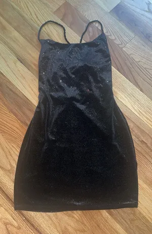 Black Sparkly Windsor Dress Homecoming thumbnail 1