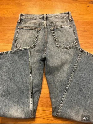 rag & bone Women’s Light Blue Bootcut Jeans thumbnail 4