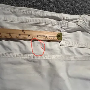 BDG Urban‎ Outfitters Y2K Cargo Pants Womens S Cream Wide Leg Elastic Waist Seam thumbnail 7