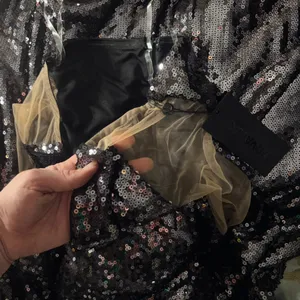 Nova Deluxe LG sequin silk tubeless dress thumbnail 5