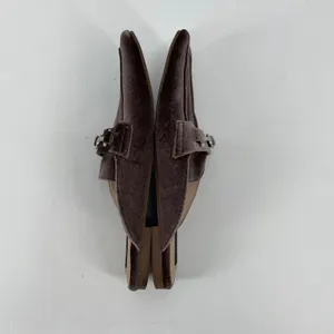 Steven By Steve Madden Royce Mule‎ Loafer Slides Velvet Brown Women's Size 8M Preppy thumbnail 7